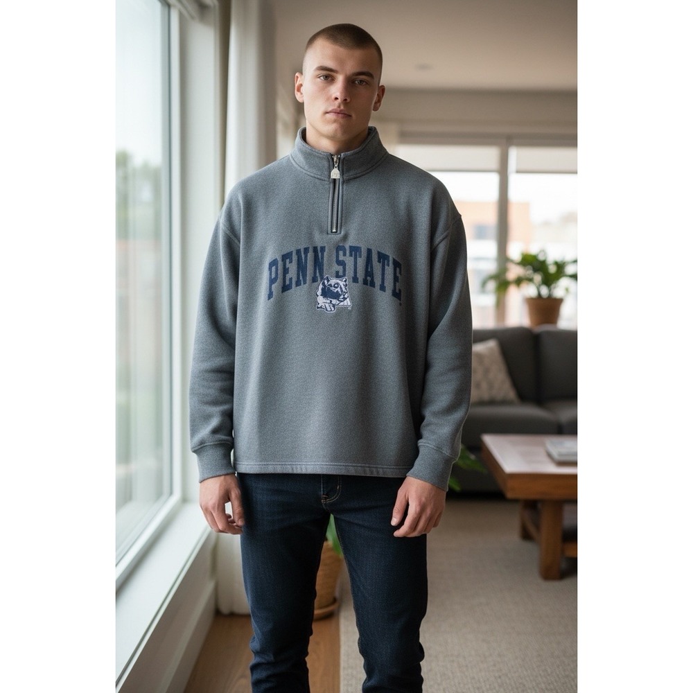 Vintage Penn State NITTANY LIONS Pro Player Wide‎ Pullover Sweatshirt